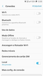 Como selecionar o tipo de rede adequada - Samsung Galaxy J2 Prime - Passo 4