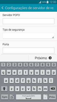 Como configurar seu celular para receber e enviar e-mails - Samsung Galaxy Note - Passo 9