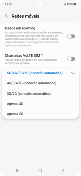 Como conectar à internet (APN automático) - Samsung Galaxy S22 - Passo 11