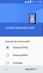 Como configurar seu celular para receber e enviar e-mails - Alcatel Pixi 4 - Passo 11