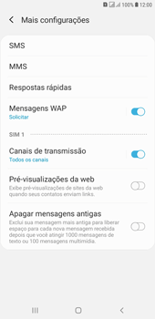 Como configurar o telefone para receber mensagens - Samsung Galaxy J4+ - Passo 6