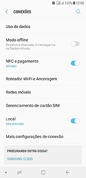 Como configurar a internet do seu aparelho (APN) - Samsung Galaxy J6 - Passo 7