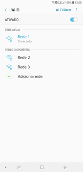 Como se conectar a uma rede Wi-Fi - Samsung Galaxy J4+ - Passo 9