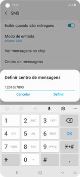 Como configurar o telefone para receber mensagens - Samsung Galaxy A21s - Passo 9