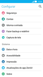 Como restaurar as configurações originais do seu aparelho - Asus ZenFone 2 - Passo 4