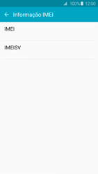 Como encontrar o número de IMEI do seu aparelho - Samsung Galaxy S6 - Passo 6