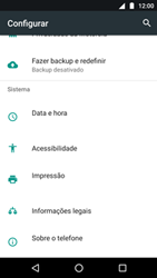 Como encontrar o número de IMEI do seu aparelho - Motorola Moto G5 Plus - Passo 3