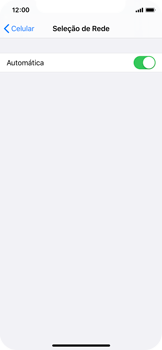 Como selecionar o tipo de rede adequada - Apple iOS 13 Apple iOS 13 - Passo 4