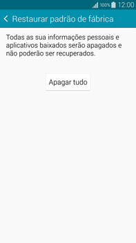 Como restaurar as configurações originais do seu aparelho - Samsung Galaxy Note - Passo 7