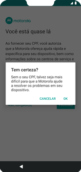 Como configurar pela primeira vez - Motorola Moto G7 Power - Passo 15