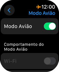 Como ativar e desativar o modo avião no seu aparelho - Apple Watch Series 9 - Passo 5