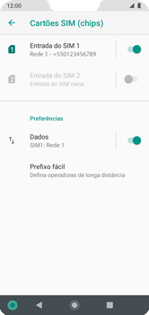 Como ativar e desativar uma rede de dados - Motorola Moto G7 Power - Passo 6