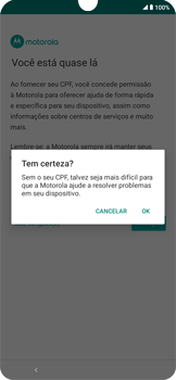 Como configurar pela primeira vez - Motorola Moto E6 Plus - Passo 15