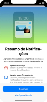 Como criar um resumo de notificações - Apple iOS 15 Apple iOS 15 - Passo 5