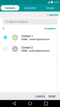 hotmail email settings lg g4