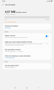 Como ativar e desativar uma rede de dados - Samsung Galaxy Tab A7 Lite - Passo 6