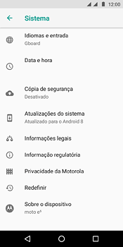 Como atualizar o software do seu aparelho - Motorola Moto E5 - Passo 5