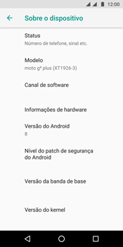Como encontrar o número de IMEI do seu aparelho - Motorola Moto G6 Plus - Passo 5