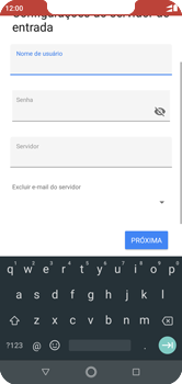Como configurar seu celular para receber e enviar e-mails - Motorola One - Passo 15