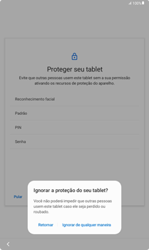 Como configurar pela primeira vez - Samsung Galaxy Tab A7 Lite - Passo 13