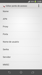 Como configurar a internet do seu aparelho (APN) - Sony Xperia SP - Passo 10