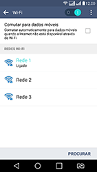 Como se conectar a uma rede Wi-Fi - LG K8 - Passo 9