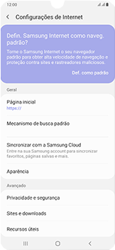 Como configurar a internet do seu aparelho (APN) - Samsung Galaxy A50 - Passo 24
