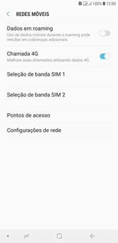 Como selecionar o tipo de rede adequada - Samsung Galaxy J4+ - Passo 5