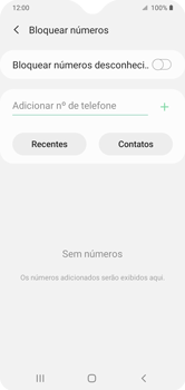 Como bloquear chamadas de um número específico - Samsung Galaxy A01 - Passo 7