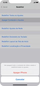 Como restaurar as configurações originais do seu aparelho - Apple iOS 14 Apple iOS 14 - Passo 6