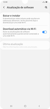 Como atualizar o software do seu aparelho - Samsung Galaxy A50 - Passo 5