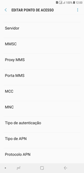 Como configurar a internet do seu aparelho (APN) - Samsung Galaxy J4+ - Passo 12