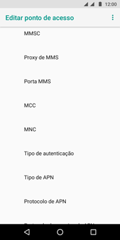 Como configurar a internet do seu aparelho (APN) - Motorola Moto G6 Play - Passo 15