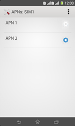 Como configurar a internet do seu aparelho (APN) - Sony Xperia E1 - Passo 19