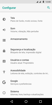 Como restaurar as configurações originais do seu aparelho - Motorola Moto G6 Play - Passo 4