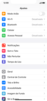 Como usar seu aparelho como um roteador de rede Wi-Fi - Apple iOS 13 Apple iOS 13 - Passo 3