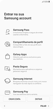 Como configurar pela primeira vez - Samsung Galaxy S9 Plus - Passo 18