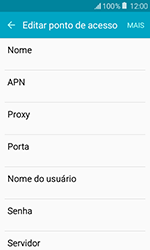 Como configurar a internet do seu aparelho (APN) - Samsung Galaxy J1 - Passo 10