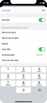 Como configurar seu celular para receber e enviar e-mails - Apple iOS 13 Apple iOS 13 - Passo 19