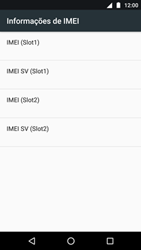Como encontrar o número de IMEI do seu aparelho - Motorola Moto G5 Plus - Passo 6