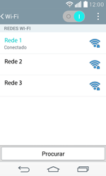 Como se conectar a uma rede Wi-Fi - LG F60 - Passo 8
