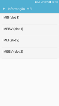 Como encontrar o número de IMEI do seu aparelho - Samsung Galaxy On 7 - Passo 6