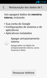 Como restaurar as configurações originais do seu aparelho - Huawei Y340 - Passo 7