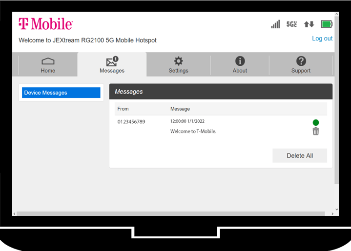 UNLOCKED Franklin newest T-9 hotspot (t-mobile)