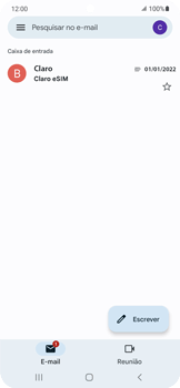 Como ativar o eSIM através do QR Code recebido via e-mail - Samsung Galaxy S22 - Passo 5