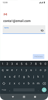 Como configurar seu celular para receber e enviar e-mails - Motorola Moto G7 - Passo 11