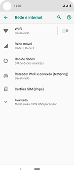 Como se conectar a uma rede Wi-Fi - Motorola One Vision - Passo 5