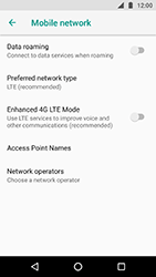 moto x4 volte setting