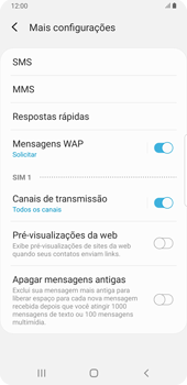 Como configurar o telefone para receber mensagens - Samsung Galaxy S9 Plus - Passo 6