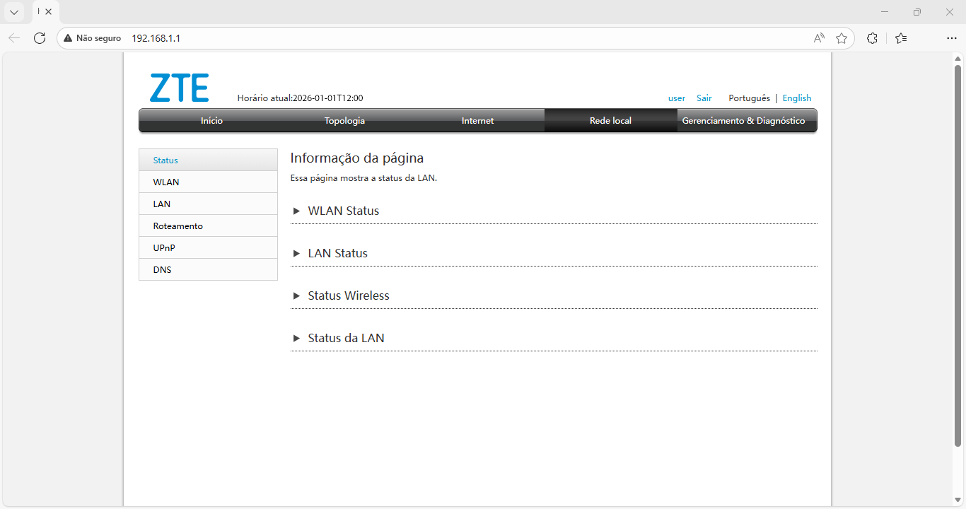 Como configurar o nome (SSID) e a senha da rede Wi-Fi Mesh pelo computador - ZTE H6701Q - Passo 6